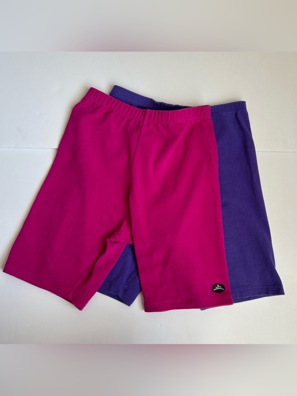Hanes (Lot of 2) Pink & Purple Biking Athletic Jogging Running Shorts Sz M 8-10